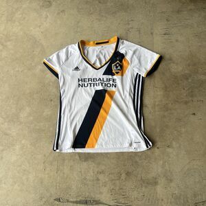 Galaxy LA Adidas 2015-2016 Home Football Jersey Mens XL MLS Adult Shirt